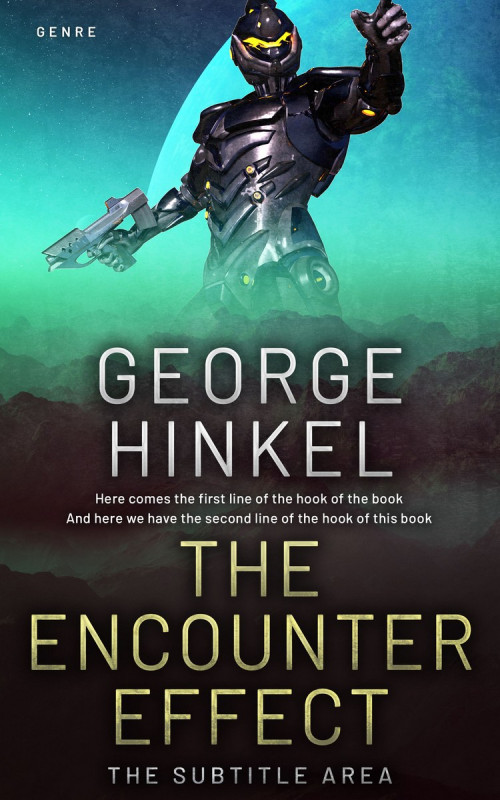 Pre Made Book Cover Shark