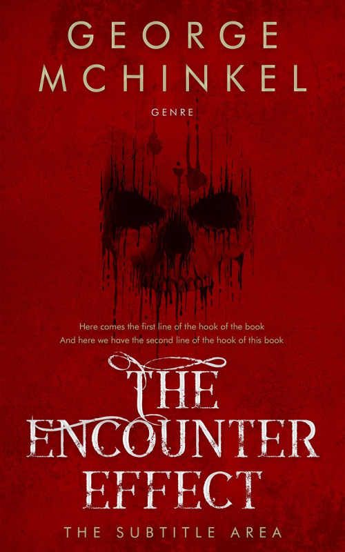 Pre Made Book Cover Dark Burgundy