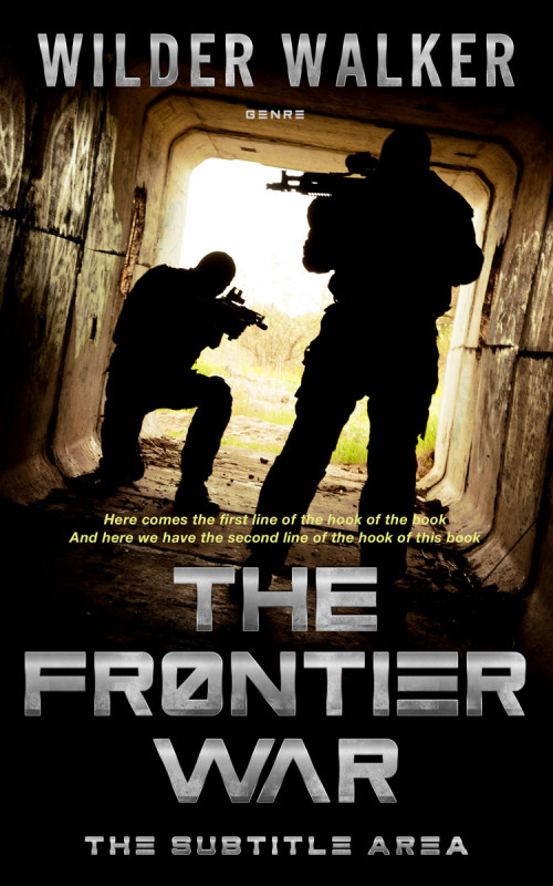 Pre Made Book Cover Night Rider