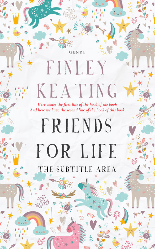 Pre Made Book Cover Ebb