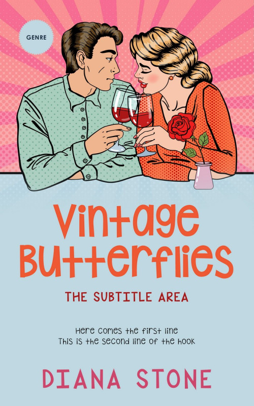 Pre Made Book Cover Pale Slate