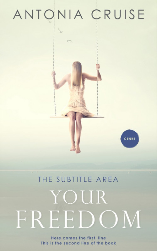 Pre Made Book Cover Moon Mist