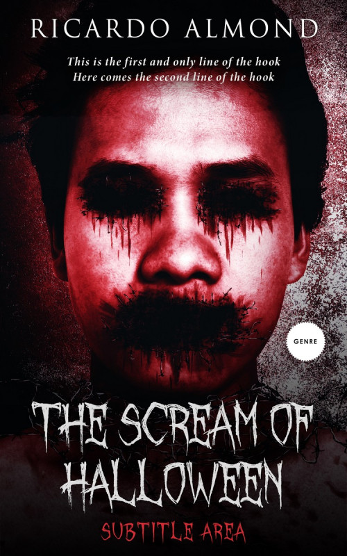 Pre Made Book Cover Puce