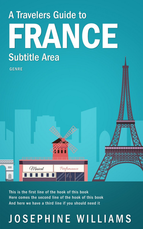 Pre Made Book Cover Eastern Blue