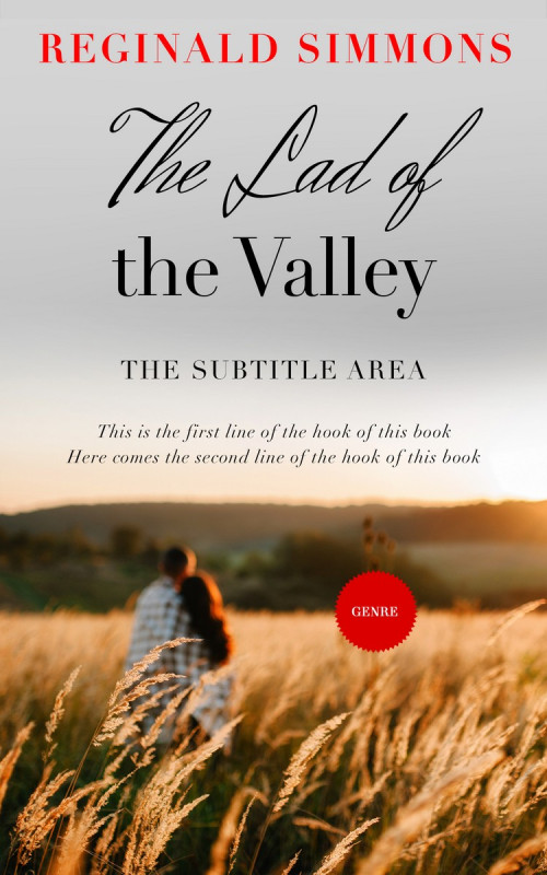 Pre Made Book Cover Swirl