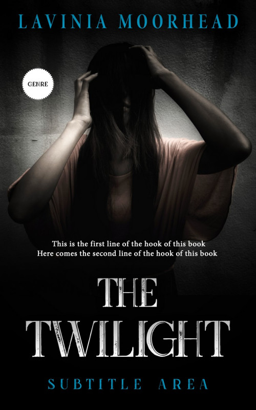 Pre Made Book Cover Cod Gray