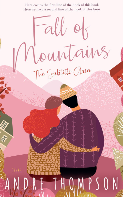 Pre Made Book Cover Taupe