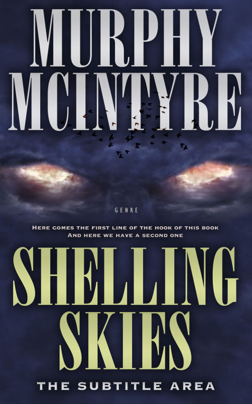 Pre Made Book Cover Foggy Gray