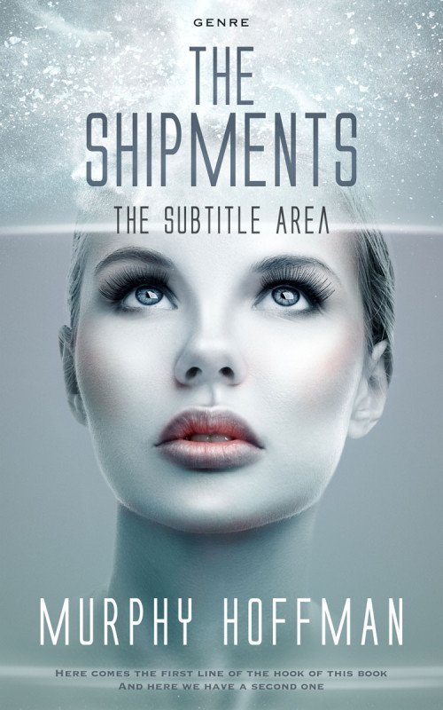 Pre Made Book Cover Hit Gray