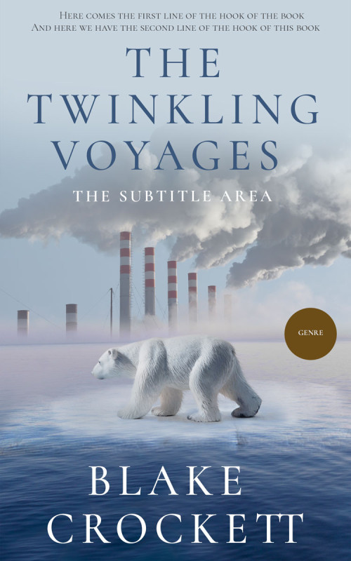 Pre Made Book Cover Cadet Blue