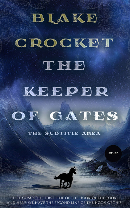 Pre Made Book Cover Cloud Burst