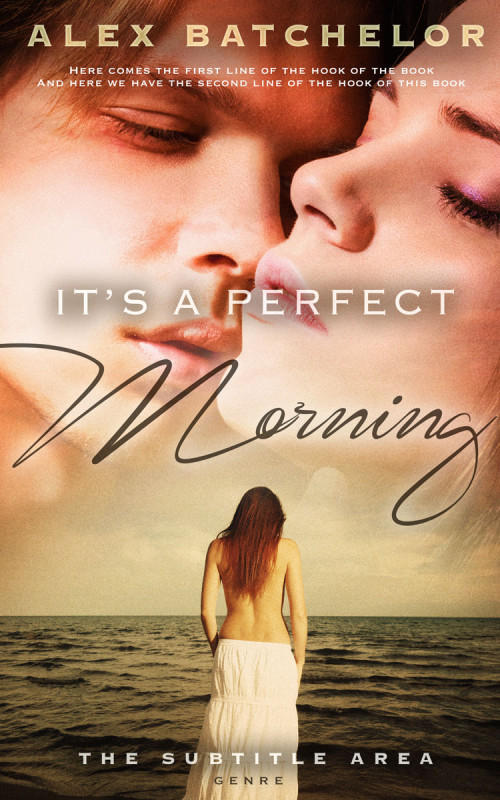 Pre Made Book Cover Tan