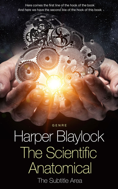 Pre Made Book Cover Tan