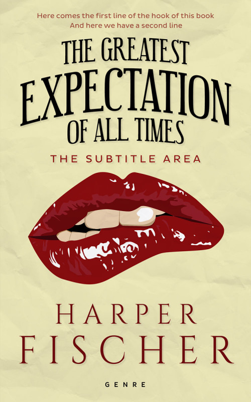 Pre Made Book Cover Hampton