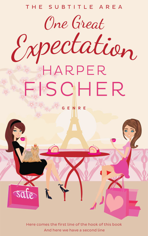 Pre Made Book Cover Almond