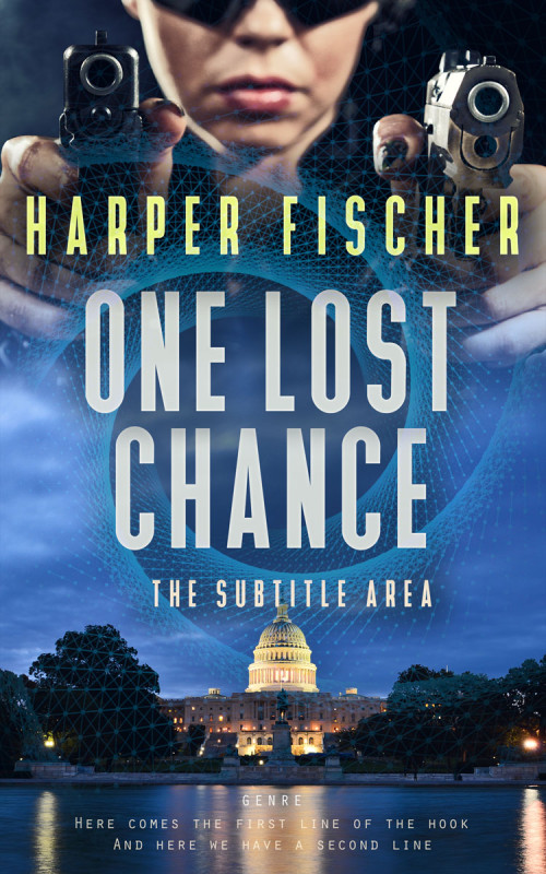 Pre Made Book Cover Pickled Bluewood