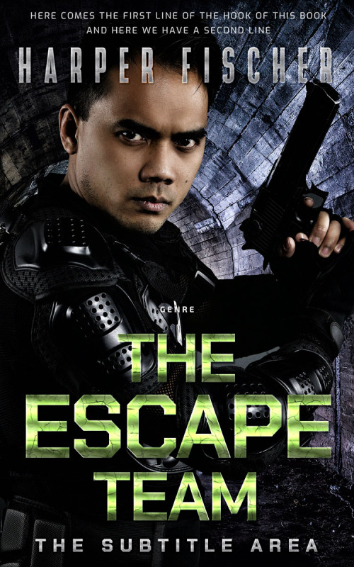 Pre Made Book Cover Swamp Green