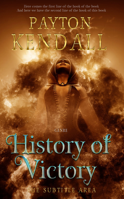 Pre Made Book Cover Sepia