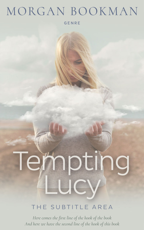 Pre Made Book Cover Swirl