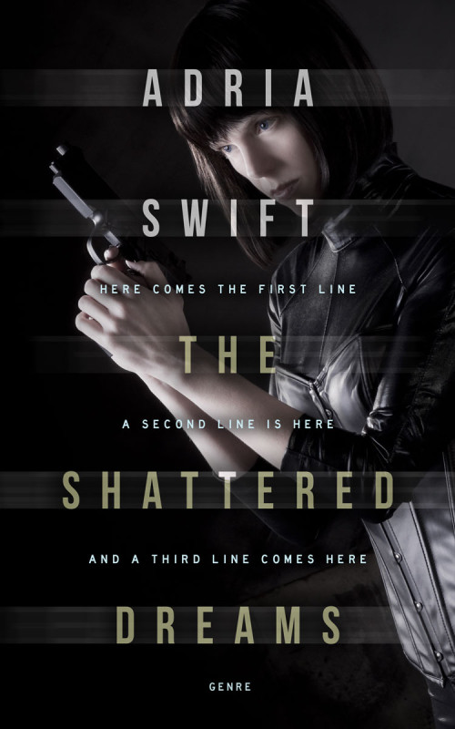 Pre Made Book Cover Cod Gray