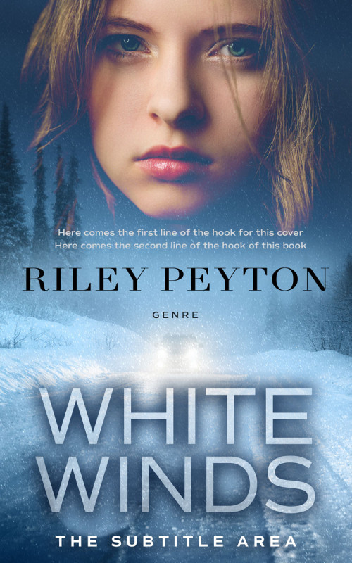 Pre Made Book Cover Blue Bayoux