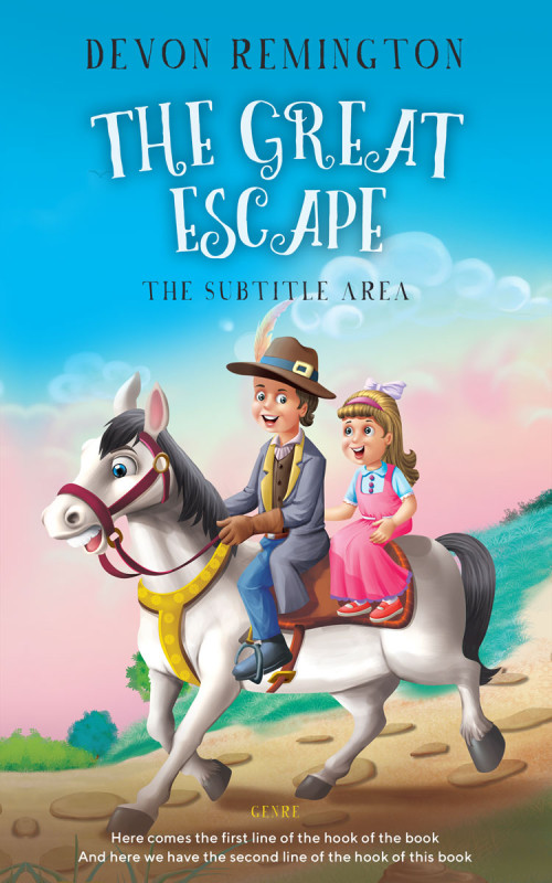 Pre Made Book Cover Cerulean