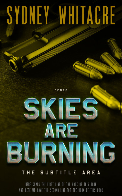 Pre Made Book Cover Green Waterloo