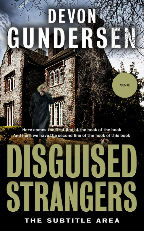 Pre Made Book Cover Cod Gray