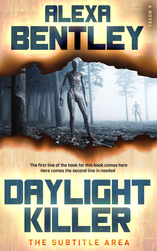 Pre Made Book Cover Limed Spruce