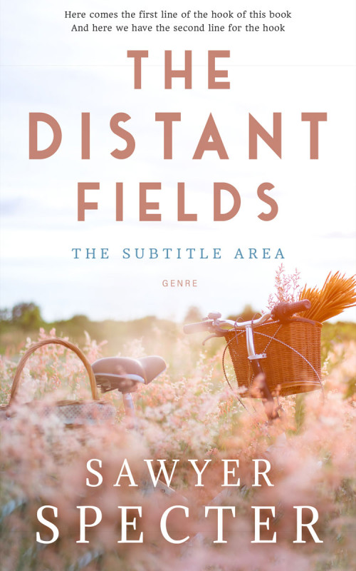 Pre Made Book Cover Oriental Pink