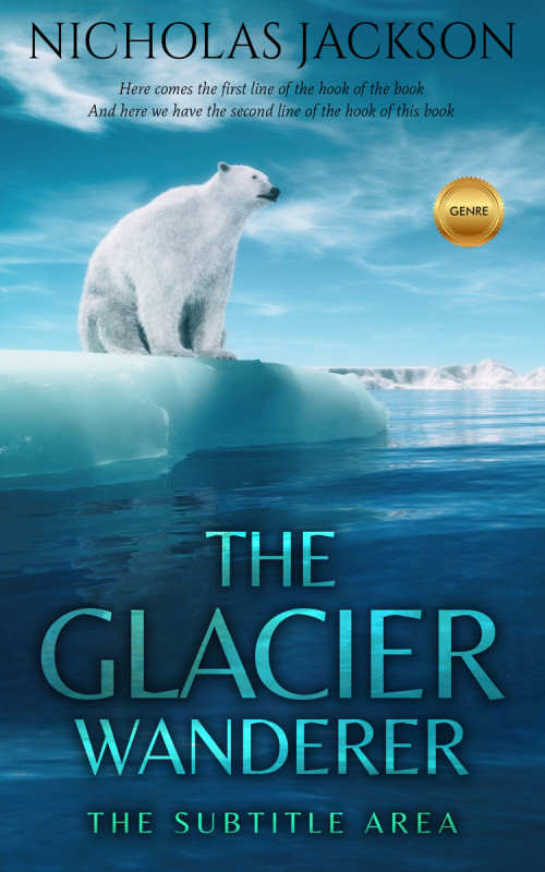 Pre Made Book Cover Blumine