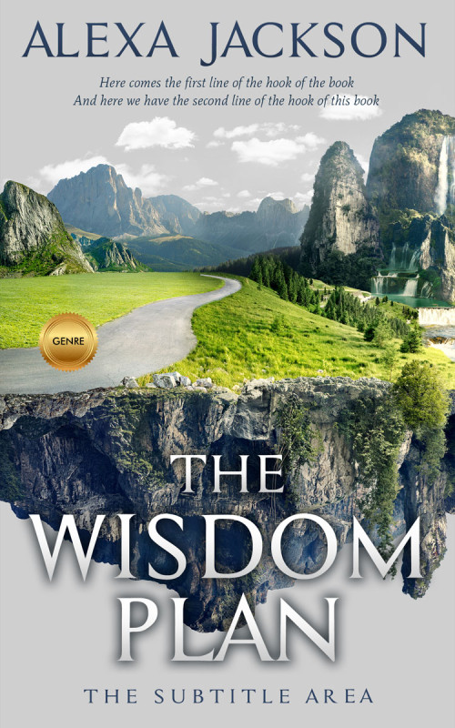 Pre Made Book Cover Gray Nickel