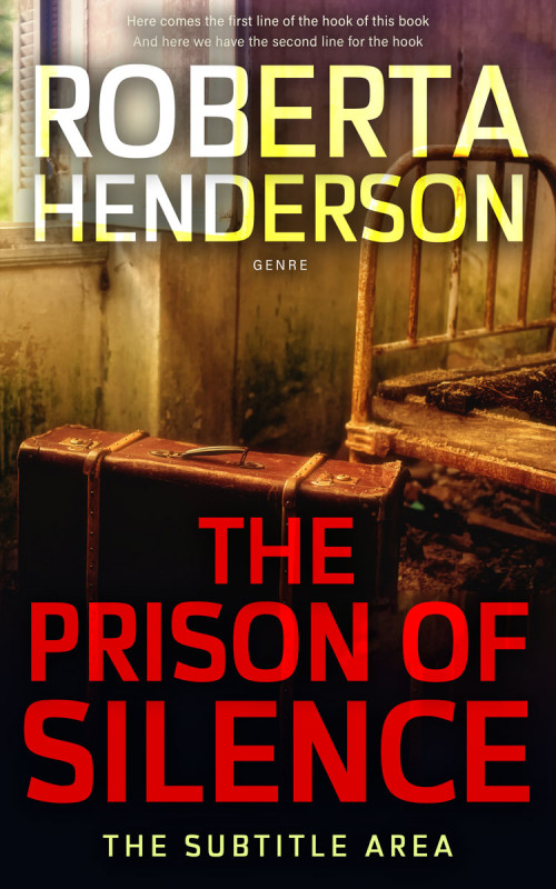 Pre Made Book Cover Red Damask