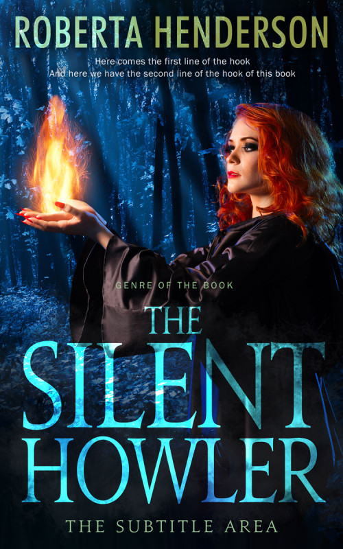 Pre Made Book Cover Ebony