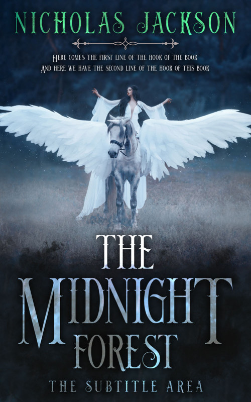 Pre Made Book Cover Mirage