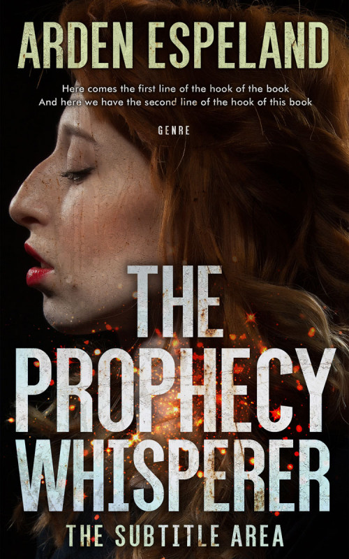 Pre Made Book Cover Ash