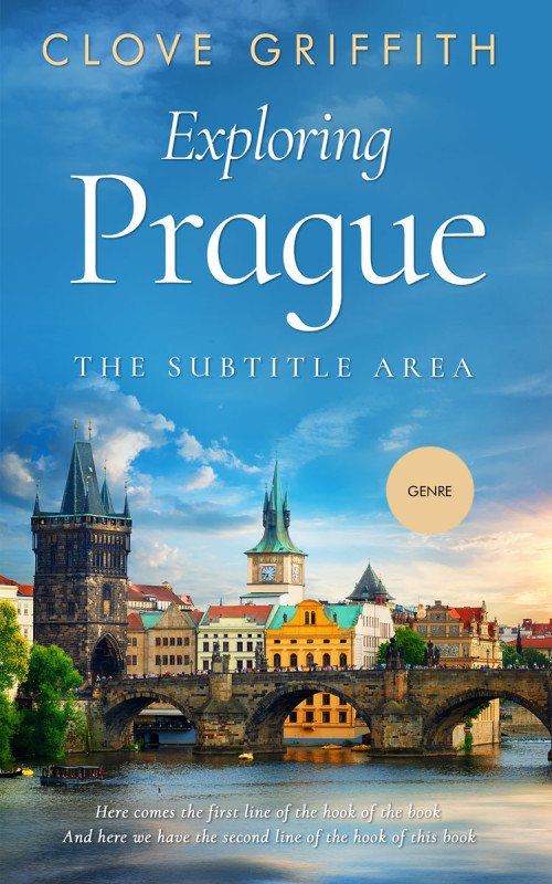 Pre Made Book Cover Steel Blue