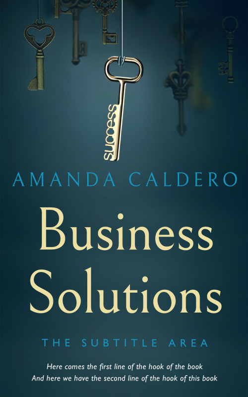 Pre Made Book Cover Blue Dianne