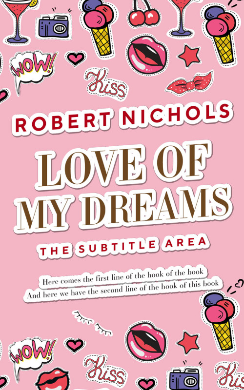 Pre Made Book Cover Beauty Bush