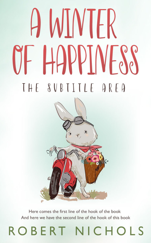 Pre Made Book Cover Gin