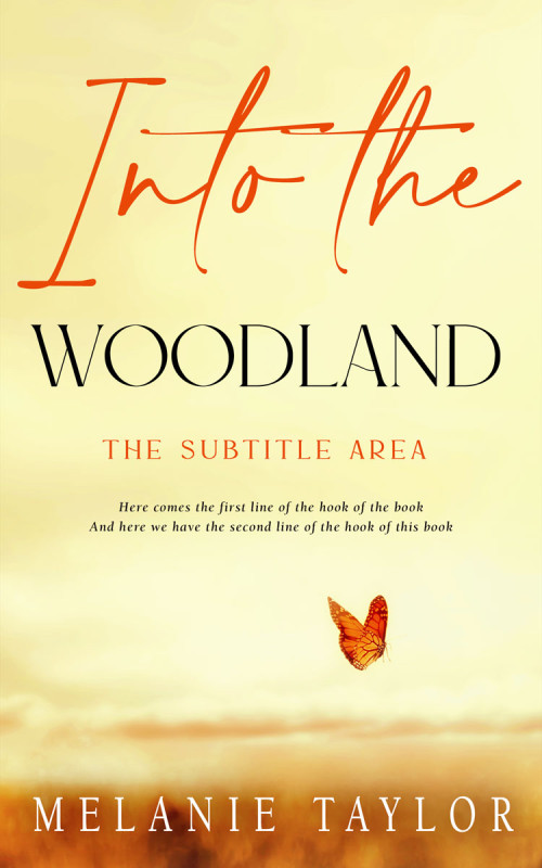 Pre Made Book Cover Corn Field