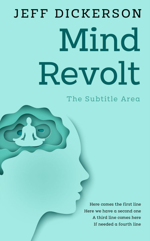 Pre Made Book Cover Water Leaf