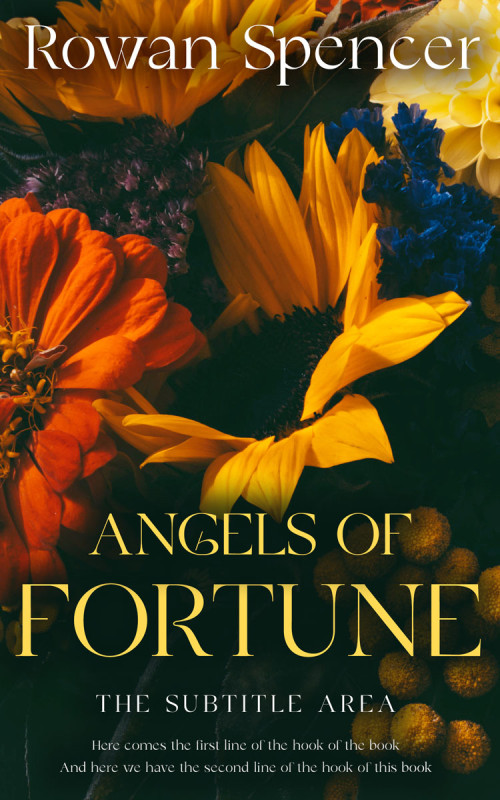 Pre Made Book Cover Ochre