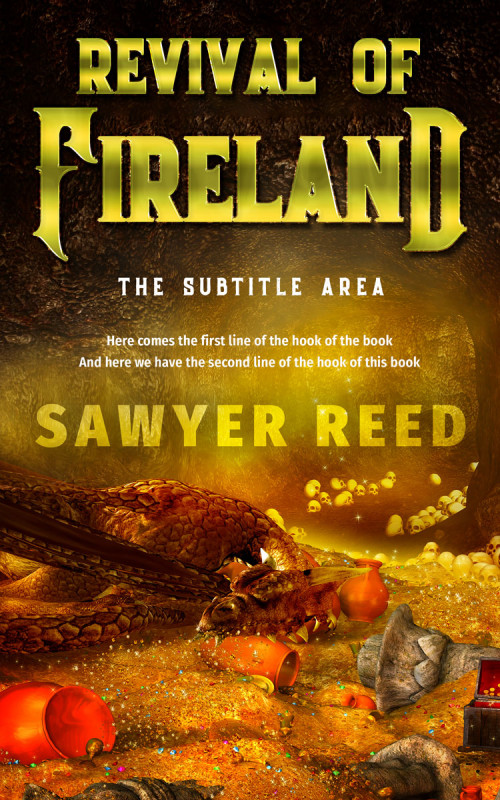 Pre Made Book Cover Bronze