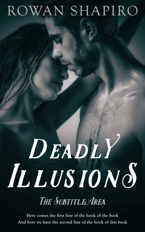 Pre Made Book Cover Black