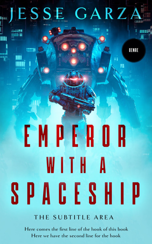 Pre Made Book Cover Spray