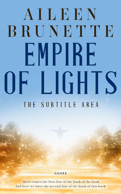 Pre Made Book Cover Cornflower