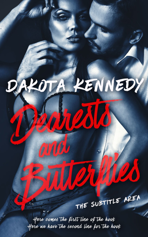 Pre Made Book Cover My Pink