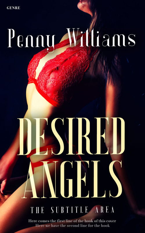 Pre Made Book Cover Ebony