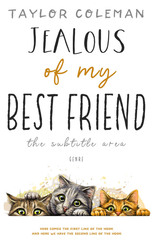 Pre Made Book Cover Heathered Gray